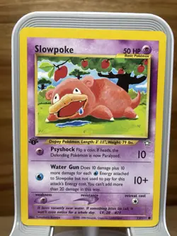 Slowpoke Common 1st Edition Neo Genesis 073/111 NM Pokemon TCG - Image 1