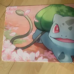 Bukbasaur Rubber Playmat Play Mat Tcg Trading Card Game Pokemon Kawaii Gaming - Image 2