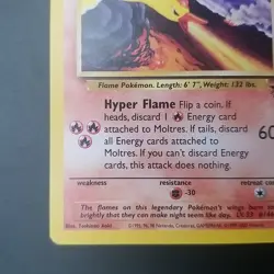 Moltres Black Star Promo #21 - VINTAGE WOTC Pokemon Card - 2000 - NM/M - Image 5