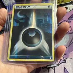 Pokemon TCG UMBRREON Darkness Energy Basic Energy Card - English, Standard Size - Image 1
