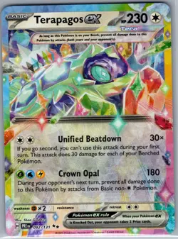 Terapagos ex - 092/131 SV: Prismatic Evolutions - Pokemon Card - NM - Image 1