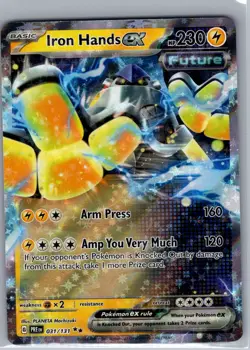 Iron Hands ex 031/131 SV: Prismatic Evolutions - Pokemon Card - NM - Image 1