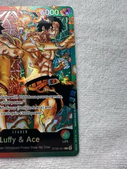 Luffy & Ace ST30-001 L Foil - Starter Deck EX - One Piece Card Game - Image 4