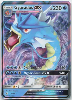 Gyarados GX 16/68 Hidden Fates Pokemon Card NM - Image 1