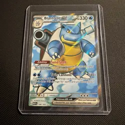 Blastoise ex 184/165 - 151 - Pokemon Card NM/M - Image 1