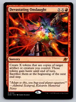 Devastating Onslaught 132 Mythic Edge of Eternities Magic: The Gathering NM - Image 1