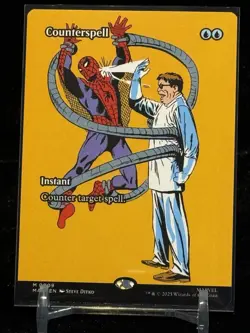 Counterspell (Borderless) #9 (NM) Marvel Universe Eternal-Legal MAR Magic MTG - Image 1