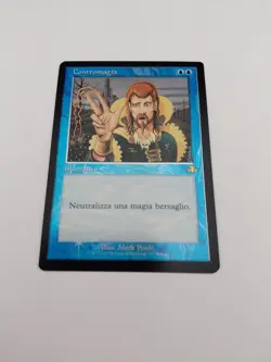 Counterspell NM ITALIAN Foil Release Promo Dominaria Remastered 457 Mark Poole - Image 1