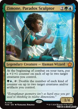 MTG Zimone, Paradox Sculptor [FDN - 126] LP - Image 1
