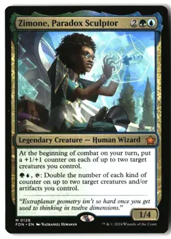 MTG Zimone, Paradox Sculptor [FDN - 126] LP - Image 2
