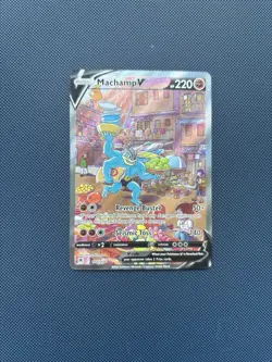 Pokemon Machamp v Alt Full Art Holo Card #172/189 Swsh10 Astral Radiance - Image 1