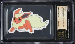 2025 Pokemon Mobile Stickers Gourmandise Flareon CGC 10 PRISTINE - Image 1