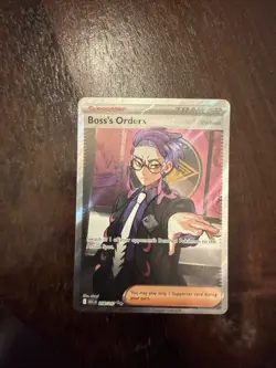 Pokemon Ascended Heroes Boss's Orders - 256/217 Illustration- Ultra Rare - - Image 1