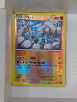 Onix 61/116 Uncommon Plasma Freeze Pokemon Reverse Holo LP - Image 1