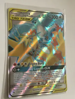Moltres & Zapdos & Zrticuno GX 66/68 SM Tag Team Pokemon card TCG - Image 3