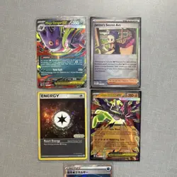 Pokemon TCG Mega Gengar EX + Mega Zygarde EX Full Art Holo Lot 5x English - Image 1