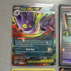 Pokemon TCG Mega Gengar EX + Mega Zygarde EX Full Art Holo Lot 5x English - Image 2