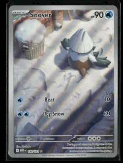 Pokemon ME01: Mega Evolution NM Snover Illustration Rare ME01: Mega Evolution 14 - Image 1