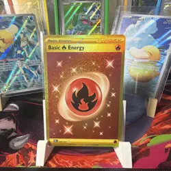The Pokemon Company Basic Fire Energy 230/197 SV03 Hyper Rare Holo English - Image 1