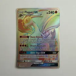 Pokemon Flygon GX Full Art Rainbow Rare Holo 256/236 Sm-Cosmic Eclipse 2019 - Image 1