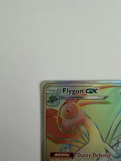 Pokemon Flygon GX Full Art Rainbow Rare Holo 256/236 Sm-Cosmic Eclipse 2019 - Image 3
