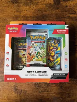Pokemon TCG First Partner Illustration Collection Series 2 Sealed Promo Pack - Image 1
