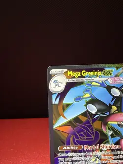 Pokemon TCG Mega Greninja EX 100/086 CRl Chaos Rising Secret Rare Holo - Image 3