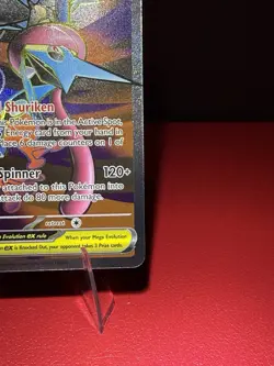 Pokemon TCG Mega Greninja EX 100/086 CRl Chaos Rising Secret Rare Holo - Image 5