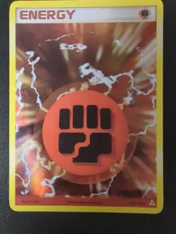 Fighting Energy 110/110 HP Holon Phantoms Holo Rare Pokemon - Image 1