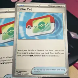 Poke Pad 81/88 Non Holo X4 Playset Perfect Order Pokemon TCG - Image 3