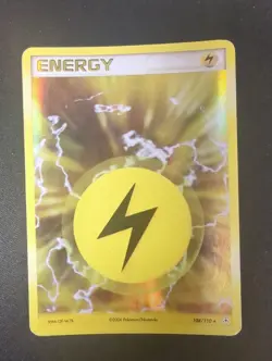 Lightening Energy 106/108 ex Power Keepers Holo Rare Pokemon Dmg - Image 1