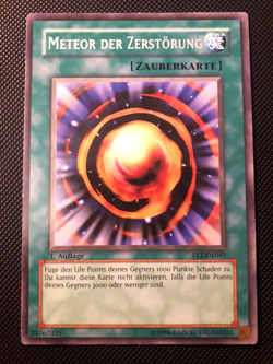 Yu-Gi-Oh! Meteor der Zerstorung, FET-DE041, Rare, 1. Auflage, Deutsch, Excellent - Image 1