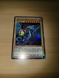 Yu-Gi-Oh! Blue Eyes White Dragon JUMP-EN068 Ultra Rare Limited Edition - MP - Image 2