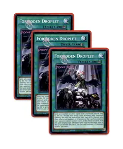 Yugioh! Forbidden Droplet L26D-ENM13 (Common) 1st Ed 3x - Image 1