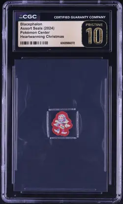 2024 Pokemon Center Assort Seals Heartwarming Christmas Blacephalon CGC 10 - Image 1