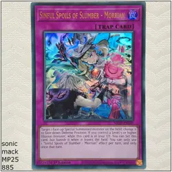 Sinful Spoils of Slumber - Morrian - MP25-EN202 - Ultra Rare 1st Edition Yugioh - Image 1