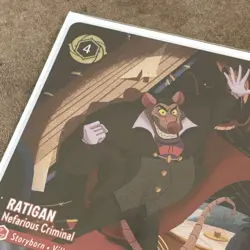 Disney Lorcana Ratigan - Nefarious Criminal 216/204 Enchanted Foil - Image 2