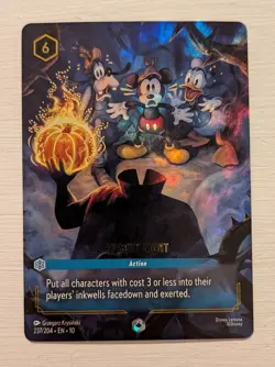 Disney Lorcana Whispers in the well Spooky Sight Action Foil 237/204 English - Image 1