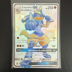 Pokemon TCG Lucario GX Full Art Hidden Fates Shiny Vault SV64/SV94 NM/M - Image 3