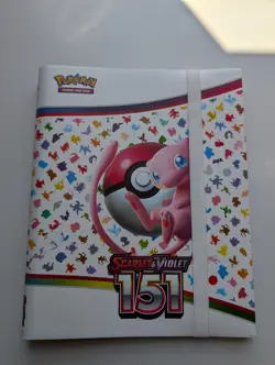 Pokemon Scarlet & Violet 151 USED Mew Collector Binder 360 Slots 9 Pocket - Image 1