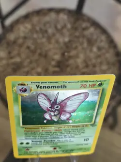 Venomoth 13/64 Holo Jungle Pokemon Card Unlimited Holo - Image 2