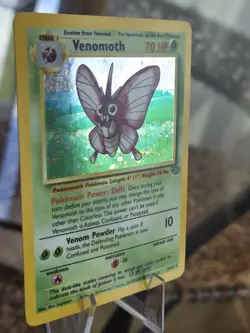 Venomoth 13/64 Holo Jungle Pokemon Card Unlimited Holo - Image 3