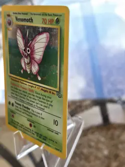 Venomoth 13/64 Holo Jungle Pokemon Card Unlimited Holo - Image 4