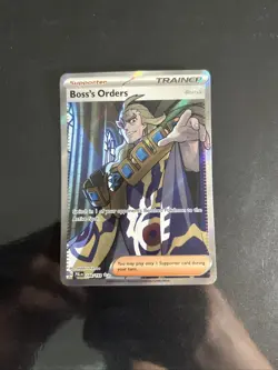 Pokemon TCG Boss's Orders Trainer Full Art Holo Rare Card 248/193 - Image 1