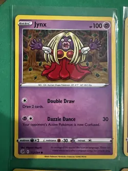 Pokemon Jynx Card Lot x6 Reverse Holo & Non Holo Shining Legends Fusion Strike - Image 2