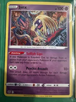 Pokemon Jynx Card Lot x6 Reverse Holo & Non Holo Shining Legends Fusion Strike - Image 4