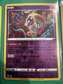 Pokemon Jynx Card Lot x6 Reverse Holo & Non Holo Shining Legends Fusion Strike - Image 5
