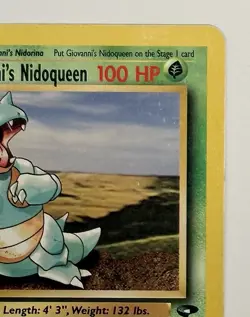 Giovanni's Nidoqueen - 23/132 - WOTC Gym Challenge Rare Pokemon Card - LP - Image 4