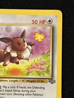 Pokemon Eevee 51/64 (1st Edition) *Near Mint* Jungle ‘Never Played Card’ - Image 4