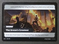 Riftbound League Of Legends Origins Foil Card OGN 290 The Arena's Greatest - Image 1